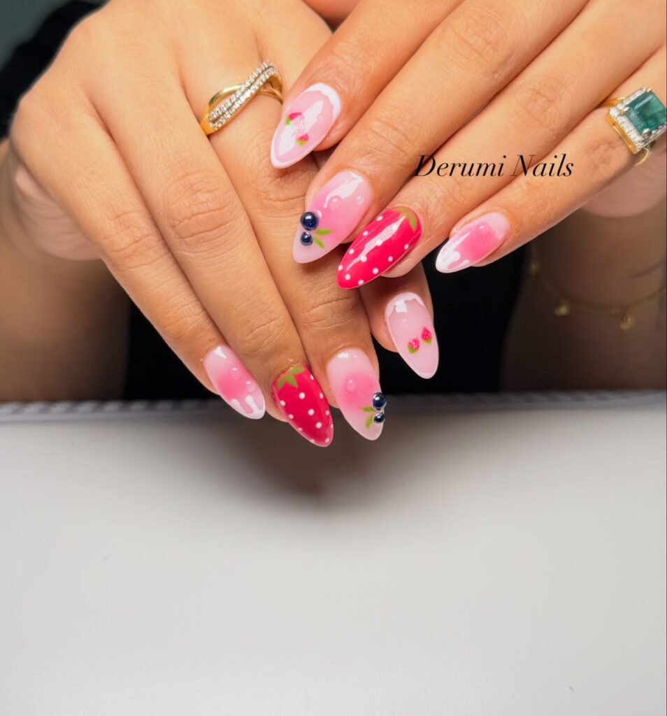 Premium luxury nail extensions design in Jaipur